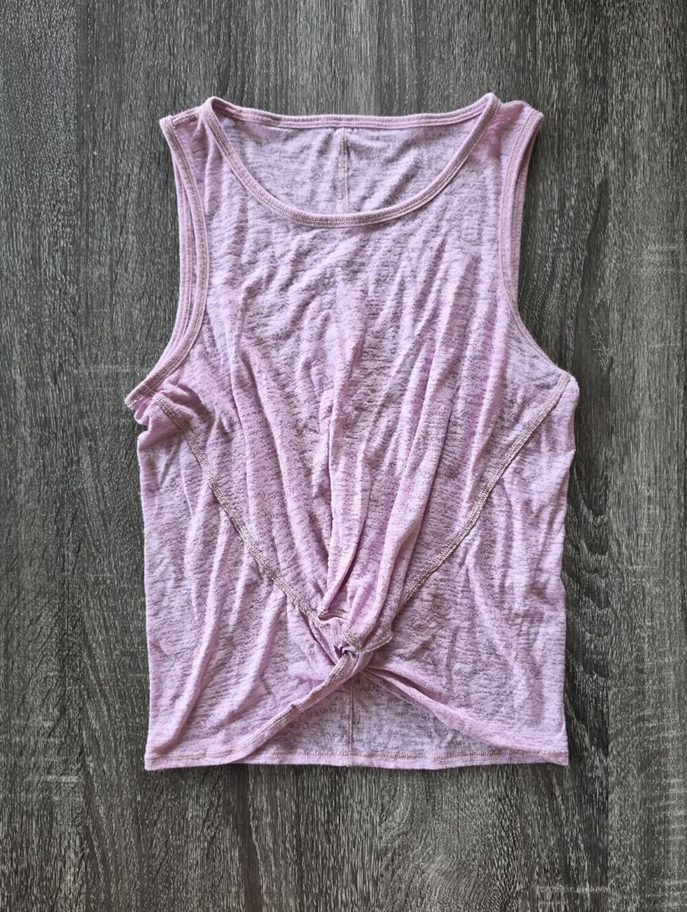 Lululemon Breeze Through Twist-Front Tank Top - Rose Blush
